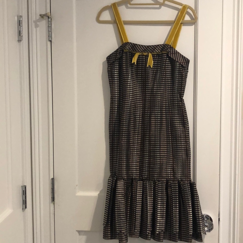 Carolina Herrera checkered dress